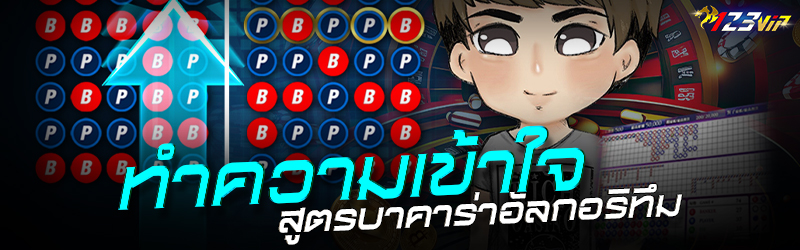 ทำความเข้าใจสูตรบาคาร่าอัลกอริทึม