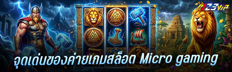 จุดเด่นของ ค่ายเกมสล็อต Microgaming