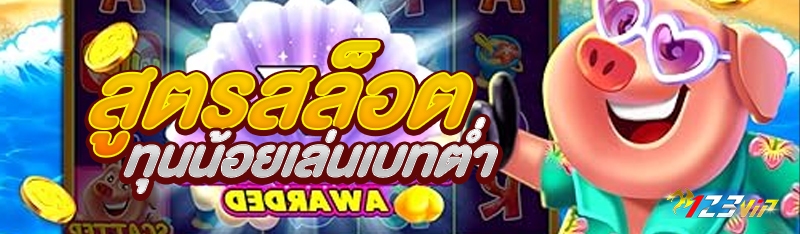 สูตรสล็อตทุนน้อยเล่นเบทต่ำ